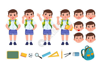 餐厅服务员MG动画人物组件设计指南