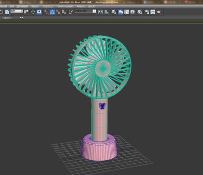 3DMAX建模与KeyShot8渲染实践 小风扇动画制作的萌新指南
